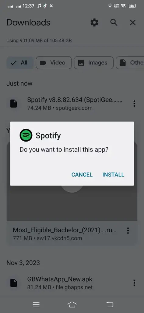 Spotify mod apk